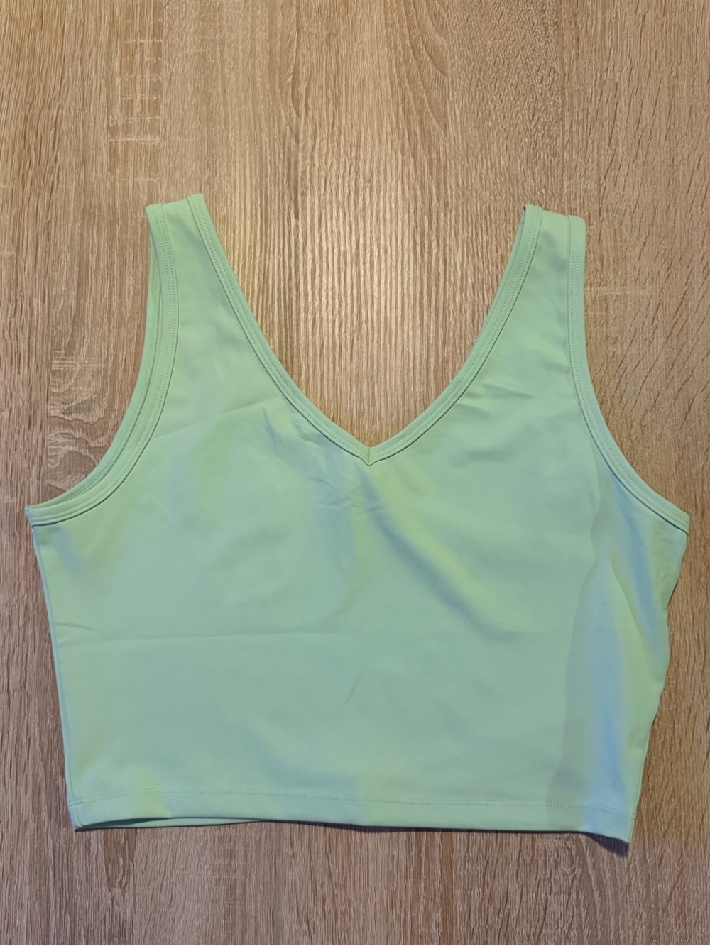 BuffBunny Reversible V‑Neck Crop Tank Top